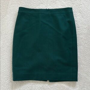 Elegant Dark Green Pencil Skirt